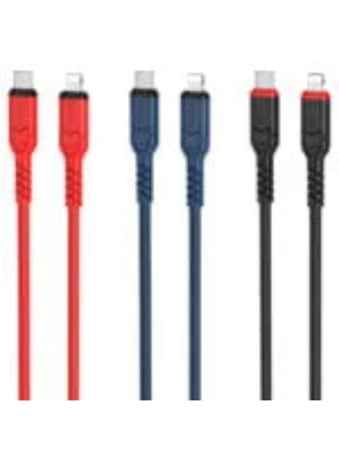 Hoco X59 Victory PD Fast Charging & Data Cable for iPhone (Lightning) – 2M Long, Power Delivery Support - Image 1